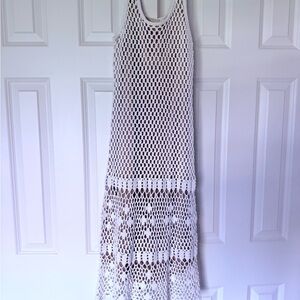 Michael Kors White Crochet Dress